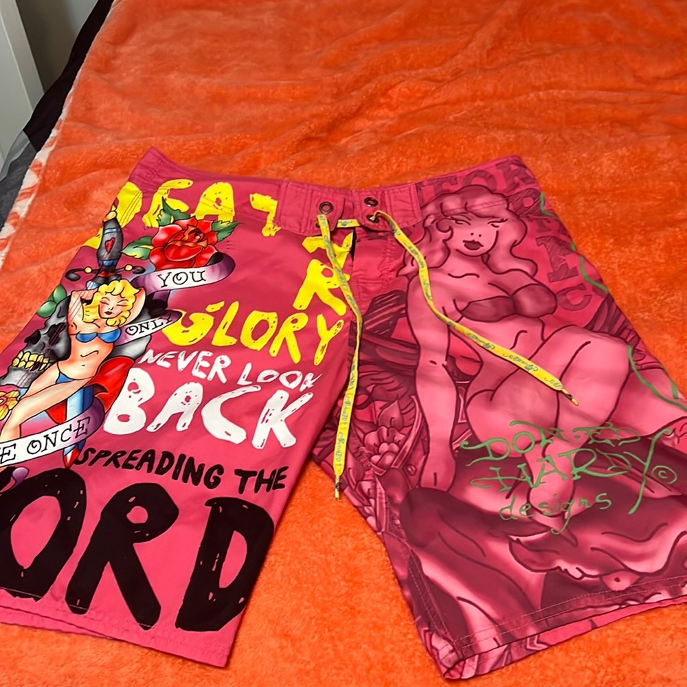 Ed Hardy board shorts